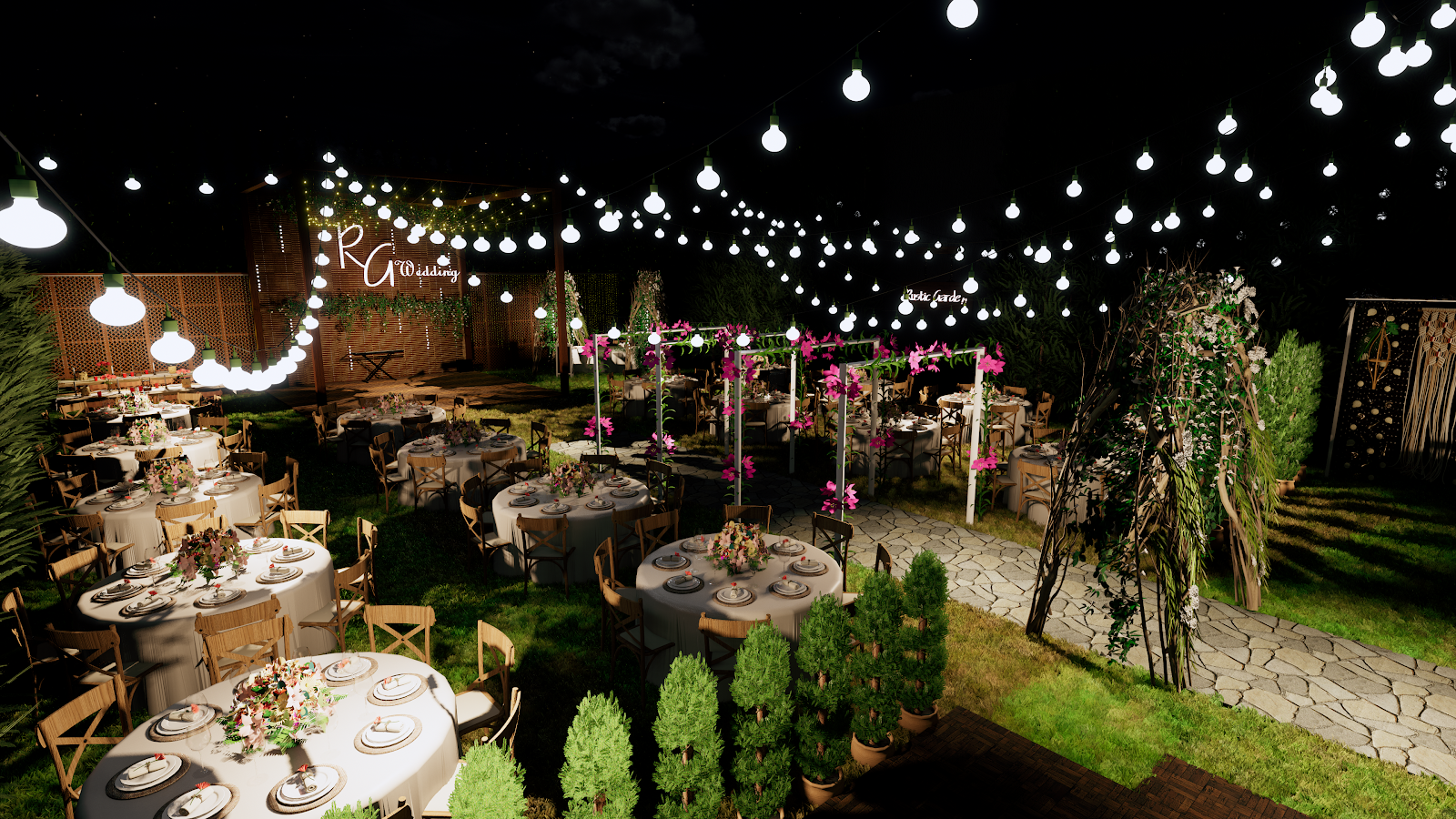 Botanik Garden kır düğünü mekanı — Osmangazi