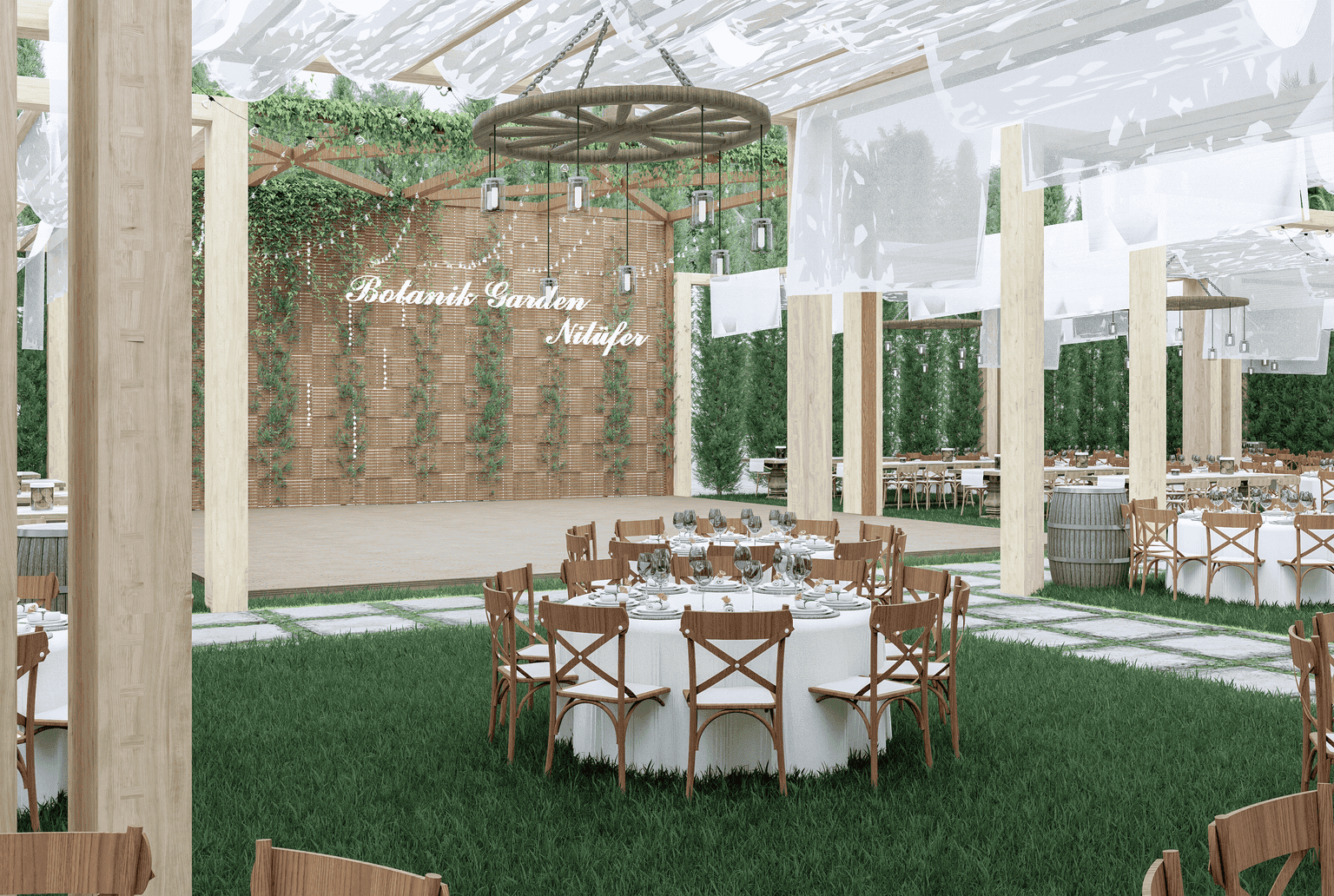 Nilüfer Botanik Garden Kır Düğün Salonları — Nilüfer, Bursa kır düğünü mekanı görsel 1